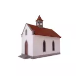 Grande chapelle - Bois Modélisme 106020 - HO 1/87