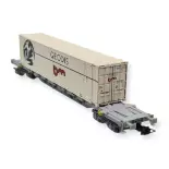 Wagon porte-conteneurs à 4 essieux - Jouef HJ6263 - SNCF