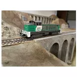 Locomotive Diesel BB63789 FRET Dépôt de Lyon-Vaise - Analogique R37 HO41107 SNCF - HO - EP V