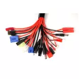Cordon de charge XT60 19 prises - T2M T422650