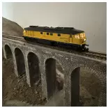 Locomotive diesel 233 493-6 Bahnbau - Arnold HN2601S - N 1/160 - DB - EP VI - DCC Son
