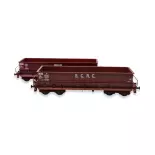 Set de 2 wagons tombereaux DM - Ls Models 31119 - HO : 1/87 - SNCF - EP IV