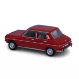 Simca 1100 car in garnet red livery SAI 3472 - HO 1/87 - EP III