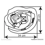 Château fort avec socle rocheux KIBRI 37304 -  N 1/160 - 340 x 280 x 230 mm