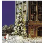 Sapin de Noël + Eclairage 7 Diodes - Busch 5409 - HO : 1/87 