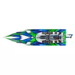 Offshore Spartan Vert VXL 6S RTR - Traxxas 57076-4-GRNR