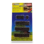 Noch 13060 dilapidated fencing kit - HO 1/87 - 16 x 910 mm