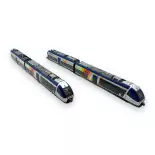 Autorail bimode AGC B 82783/82784 TER Alsace - LS Models 10393 - HO 1/87 - SNCF - Ep VI - Analogique - 2R