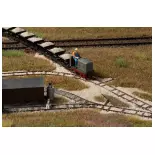 Kit completo della ferrovia di campagna AUHAGEN 41700 - HO 1/87