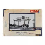 Grue Portique & cabine opérateur PIKO 61102 - HO 1/87 - 210x190x160mm