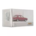 Renault 12 TL bordeaux rode kleurstelling auto SAI 2225 BREKINA 14520 - HO : 1/87 -