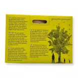 Pack de 5 arbres fruitiers Noch 25610 - HO | TT | N | Z - hauteur 80 mm