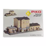 Burgstadt railway station Piko 60023 - 3-storey - N 1/160 - 268 x 102 x 100 mm