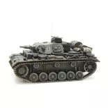 Véhicule militaire allemand Panzerkampfwagen III Gris- Artitec 387.317 - HO 1/87