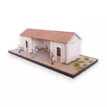 Abris de quai PLM - Bois Modélisme 101016 - HO 1/87 - Maquette à monter