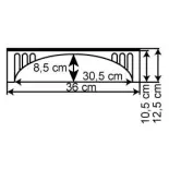 Modelspoorbrug Vollmer 42549 - HO 1/87