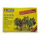  Pack of 5 fruit trees Noch 25615- HO | TT | N | Z - height 80 mm