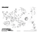 Rustler 4x4 HD VXL Brushless 3S Clipless TSM RTR - Traxxas 67376-4-ORNG - 1/10