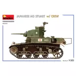 Char léger M3 Stuart version japonaise - MINIART 550035454 - 1/35