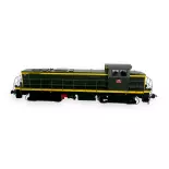 Locomotive Diesel  BB63856 Dépôt Portes - DC sans son R37 HO41110DC SNCF - HO 