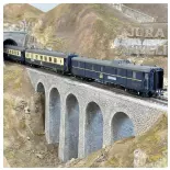 Set 6 Voitures Pullman "Edelweiss" - Trix 26470 - HO 1/87 - CIWL - EP II
