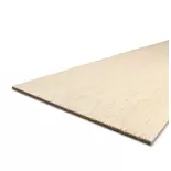 Planche de Balsa 2 mm - Occre CHBA2 - 100x1000 mm