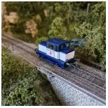 Locotracteur MOYSE 32 TDE - Bleu & Blanc -Dcc Son- REE MODELES MB220S - SNCF