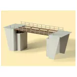 Pont rail route moderne - 1/87 HO - Auhagen 11428