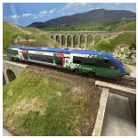 Autorail Diesel X73500 TER Limousin - Jouef HJS2467S- SNCF - HO 1/87 - EP VI - 2R - Digital Sound