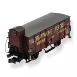 Gedeckter Güterwagen Brawa 67499 - Champagne Mercier - N 1/160 - A.L