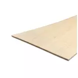 Planche de Balsa 1,5 mm - Occre CHBA1.5 - 100x1000 mm