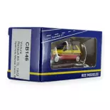  Voiture Renault 5 TL 1972 MONTE CARLOS - REE MODELES CB146 - HO 1/87