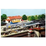 Set of 3 FALLER 222119 docks - HO 1/87
