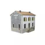 PLM railway station with metal cladding - Bois Modélisme 101021 - HO 1/87