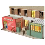 Petit immeuble avec 2 échoppes - Régions et Compagnies VIL650 - HO 1/87