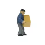 7 figurines travailleuses et 1 mouton - Makette 2518 - HO 1/87