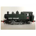 Locomotive à vapeur 030 TU 4 Est - Chrezo 030-05 - 0 1/43 - SNCF - Analogique - EP. III