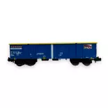 Coffret de 3 wagons tombereaux Eamnos - Arnold HN6602 - N 1/160 - SNCF - Ep VI - 2R