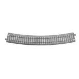 4 rails courbes Unitrack (R730-PCAL/R730-PCAR) CS - Kato 2-242 - HO 1/87