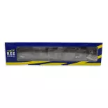 Set 2 vroege wagons ex-10T Type 2 REE Models WB743 - HO 1/87 - PLM - EP II