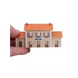Bâtiment voyageur type Est (Kit) - Azar Models BAT006 - Z 1/220