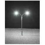Set of 3 modern double floor lamps with LED - N 1/160 - Faller 272121