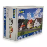 Pack de 3 maisons miniatures KIBRI 36827 - Z 1/220