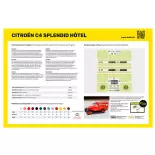 Citroën C4 Splendid Hotel en kit - Heller 56713 - 1/24
