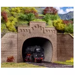 Set van 2 tunnelhekken voor dubbel spoor + bevestiging - VOLLMER 42503 147x8x149mm
