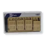 Pack of 8 "Europe" type pallets | 87TRAIN 22213 | HO 1/87
