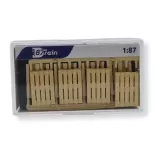 Confezione da 8 pallet tipo "Europa" | 87TRAIN 22213 | HO 1/87