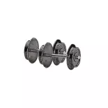 Paire d'essieux 11mm de diamètre pour courant alternatif