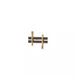 Rail droit LGB 10050 - G : 1/22.5 - Longueur 52 mm - Code 332 - Écartement 45 mm