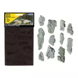 Woodland Scenics C1231 stampo flessibile per rocce - Tutte le scale
